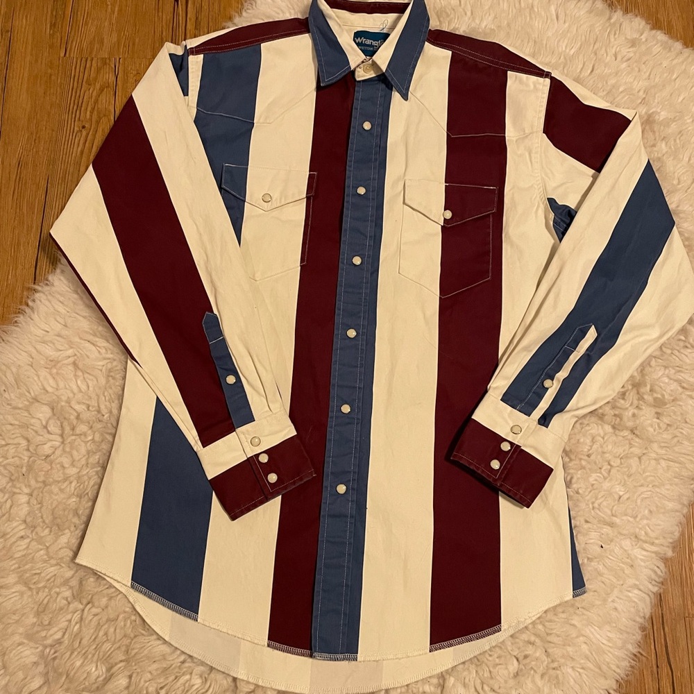 Vintage Wrangler pearl snap shirt